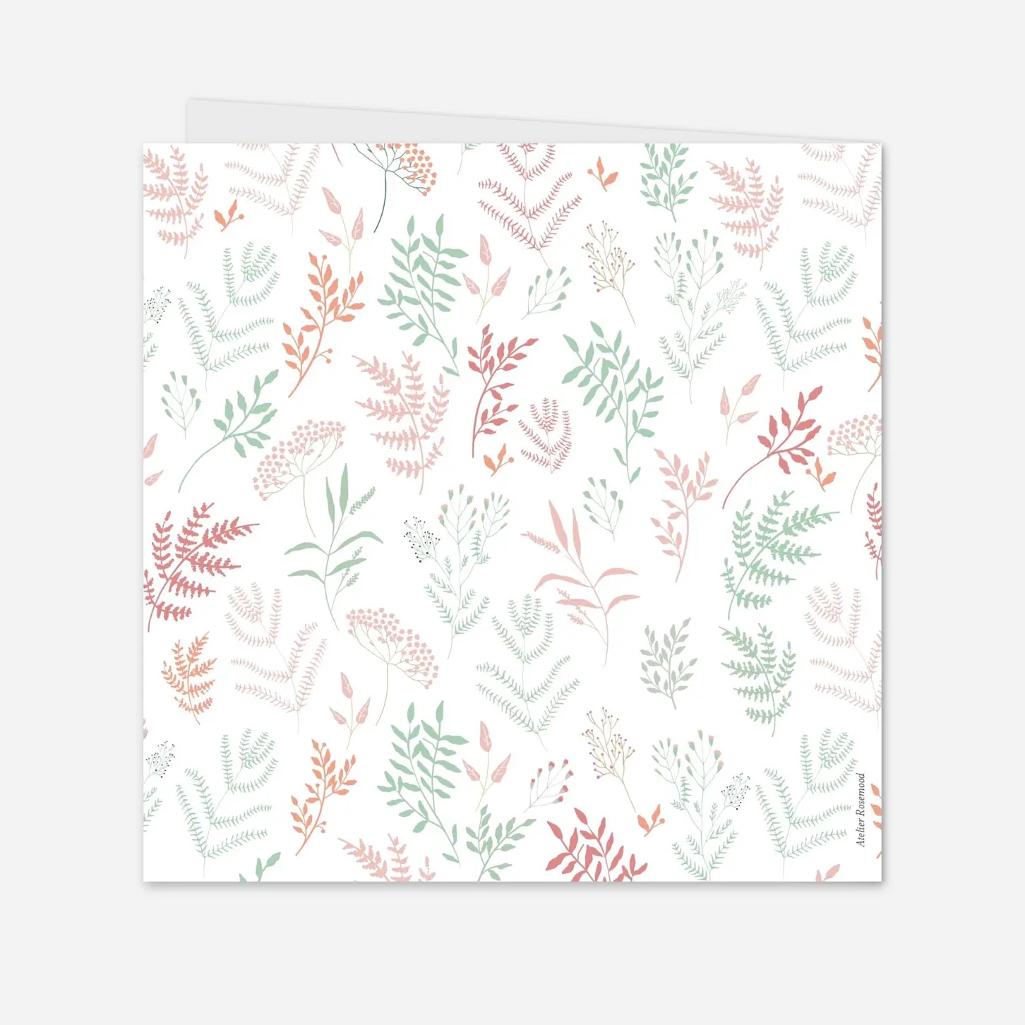 Geburtskarte Liberty Blumen
