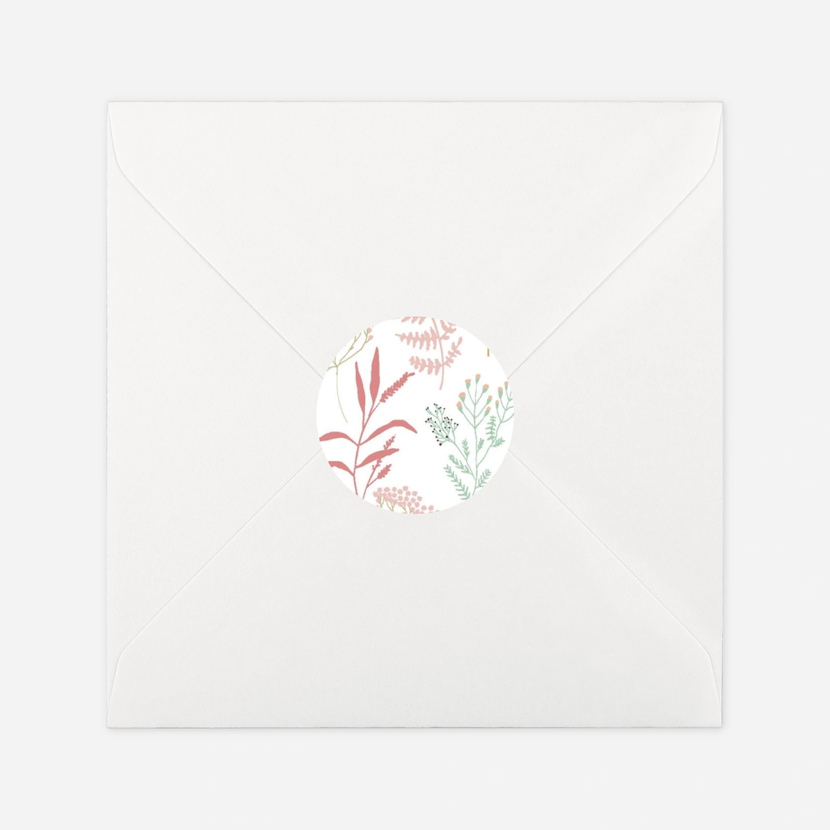 Aufkleber (Gastgeschenk) Liberty Blumen