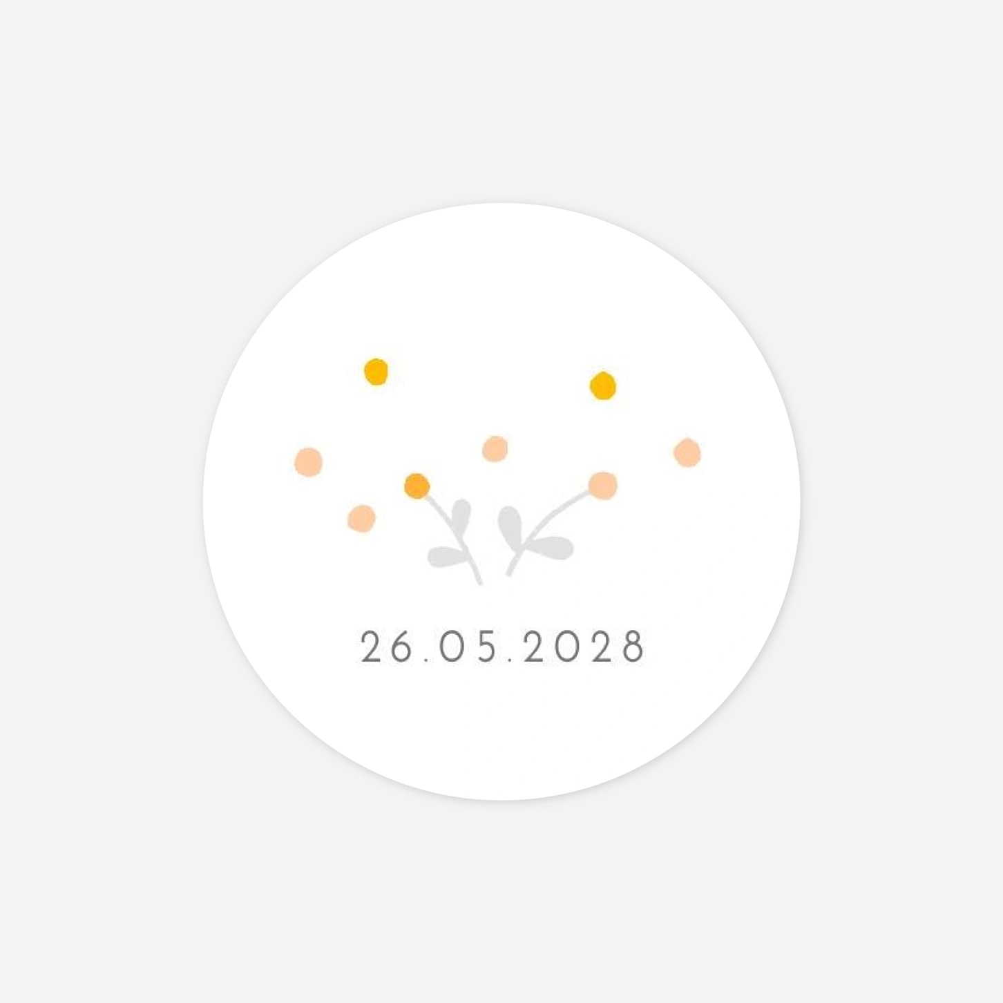 Aufkleber (Gastgeschenk) Liberty Beere