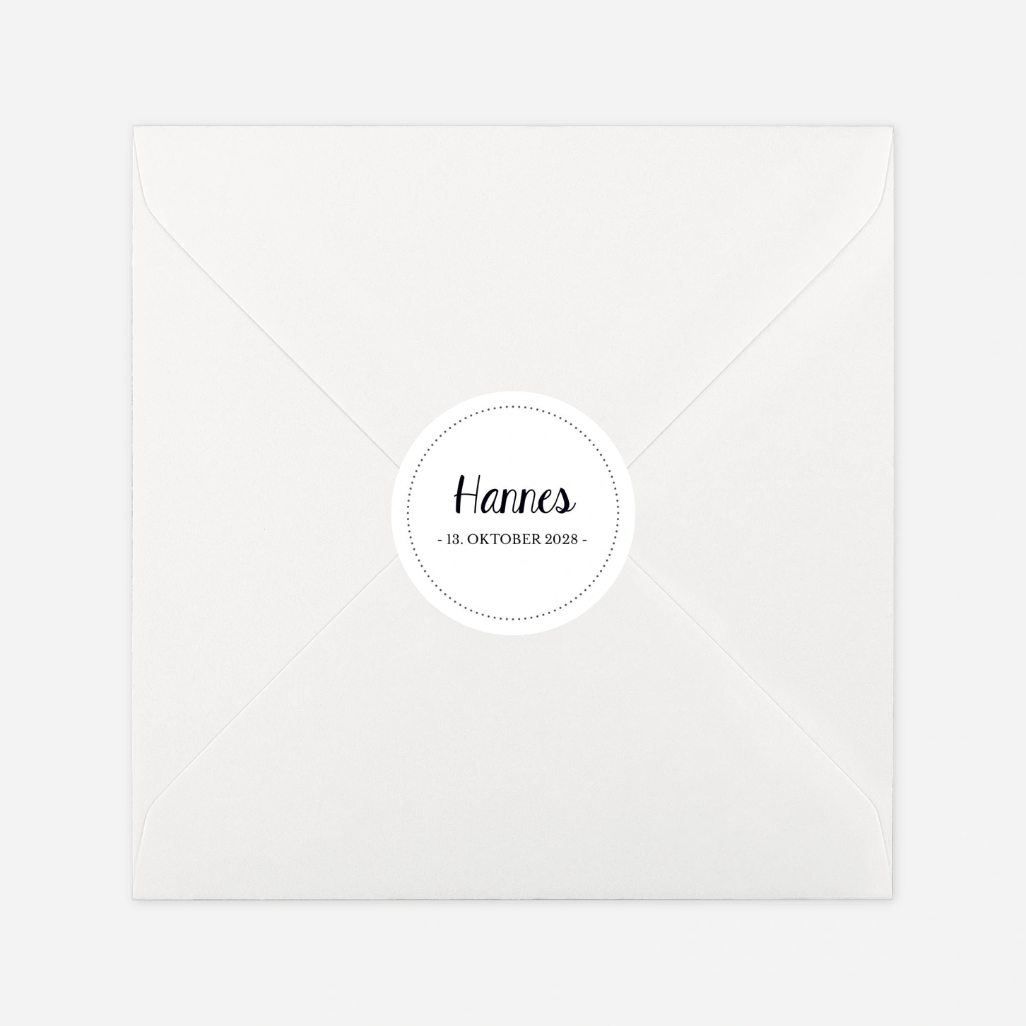 Aufkleber (Gastgeschenk) Herzenslicht