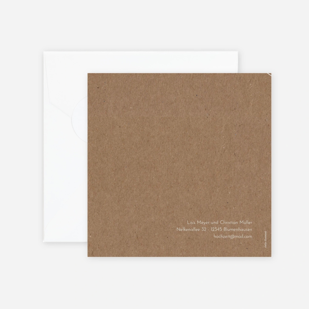 Hochzeitseinladung Liebeslicht