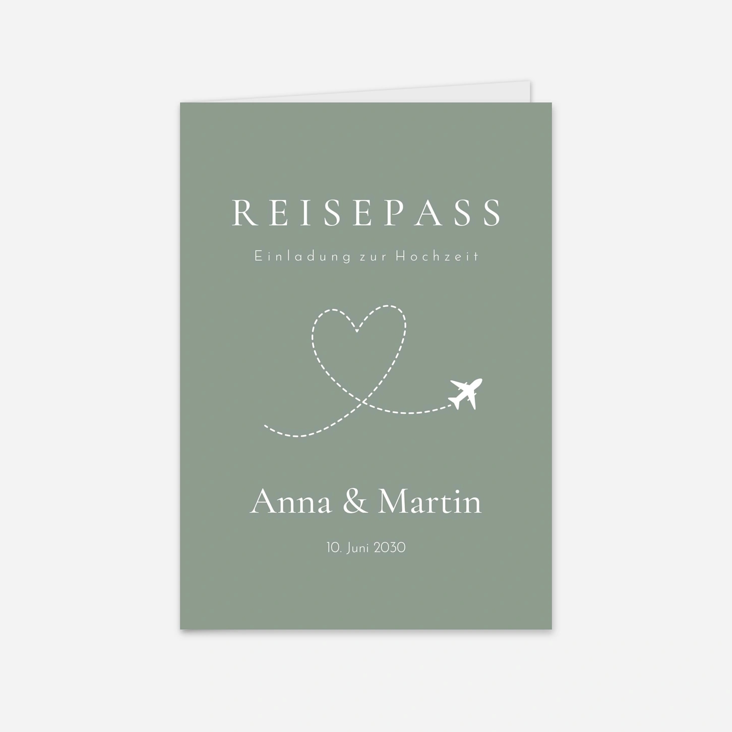 Hochzeitseinladung Liebesreise