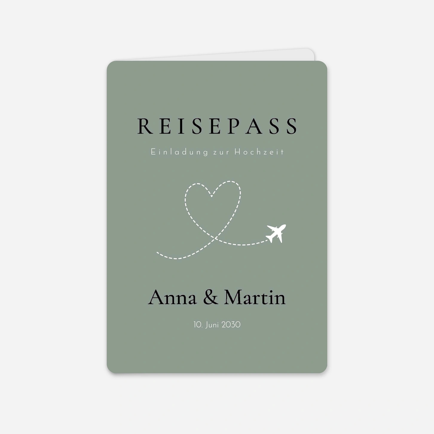 Hochzeitseinladung Liebesreise