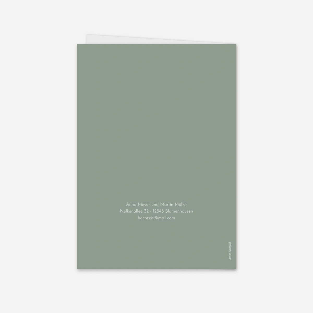 Hochzeitseinladung Liebesreise