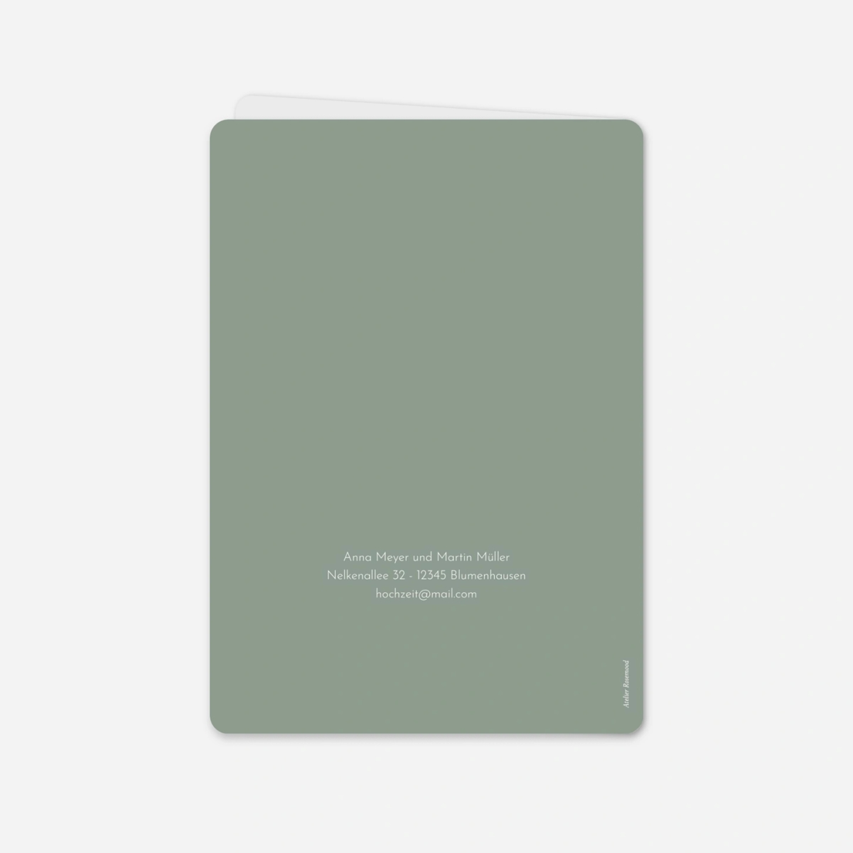 Hochzeitseinladung Liebesreise