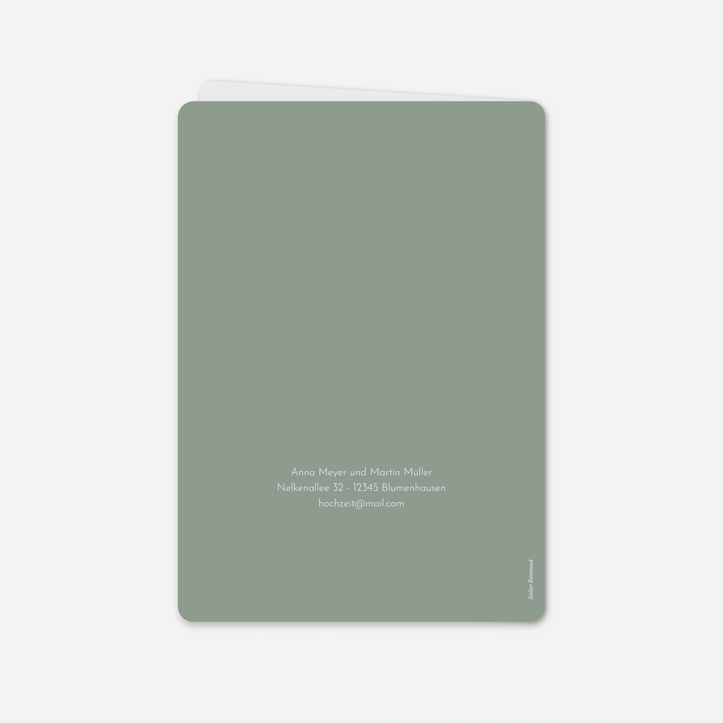 Hochzeitseinladung Liebesreise