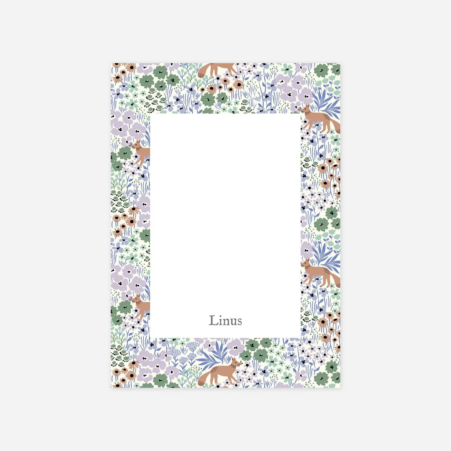 Geburtskarte Liberty Fuchs