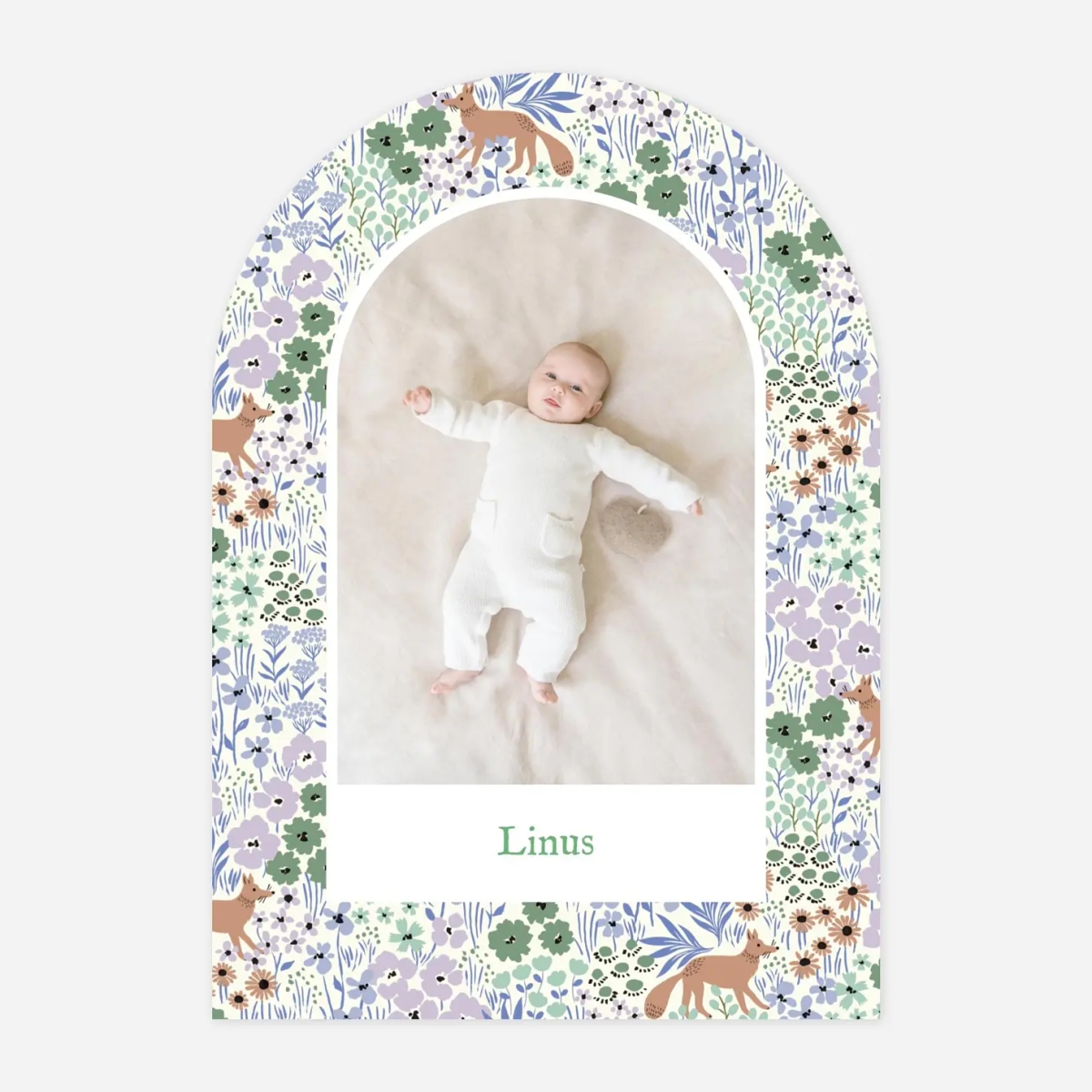 Geburtskarte Liberty Fuchs