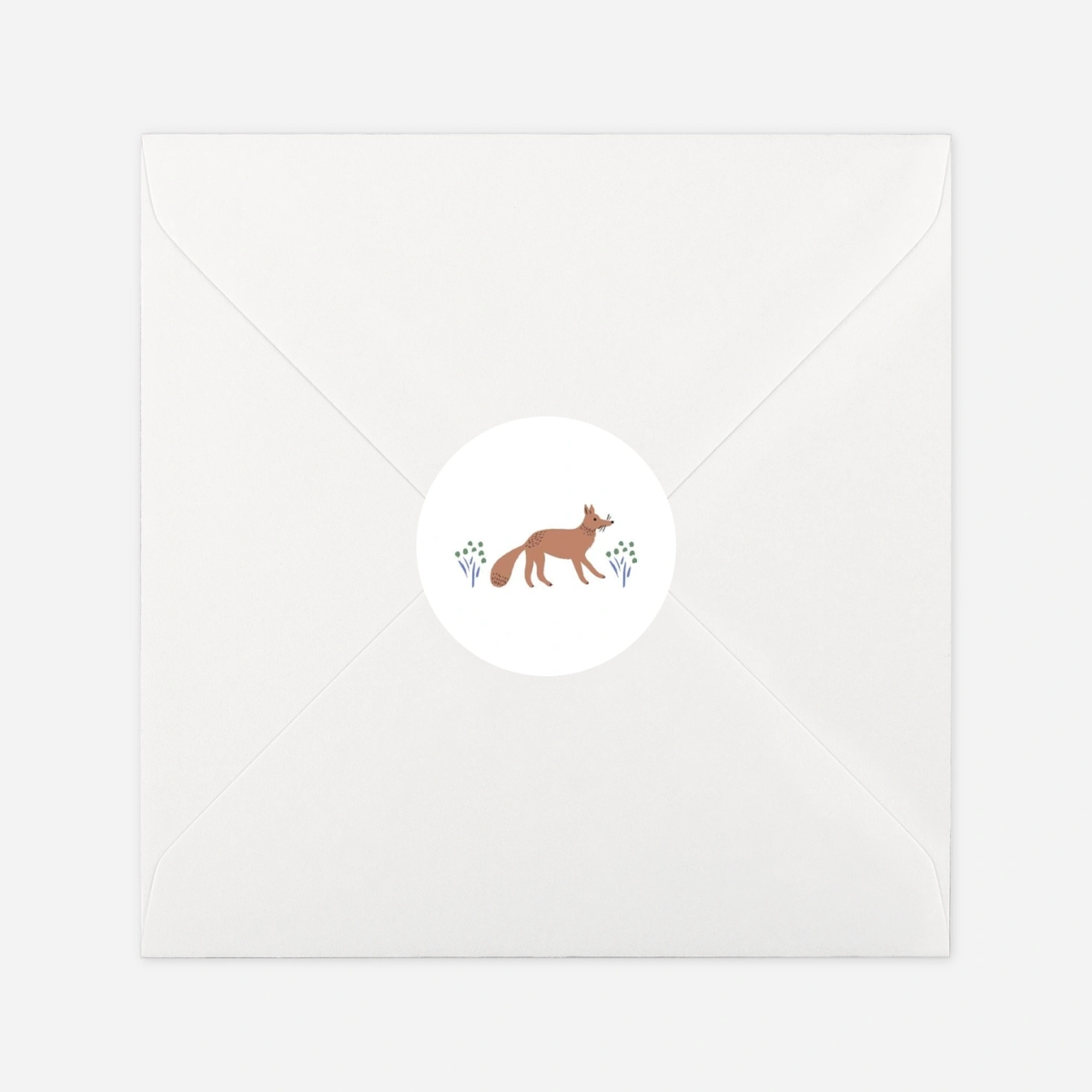 Aufkleber (Gastgeschenk) Liberty Fuchs