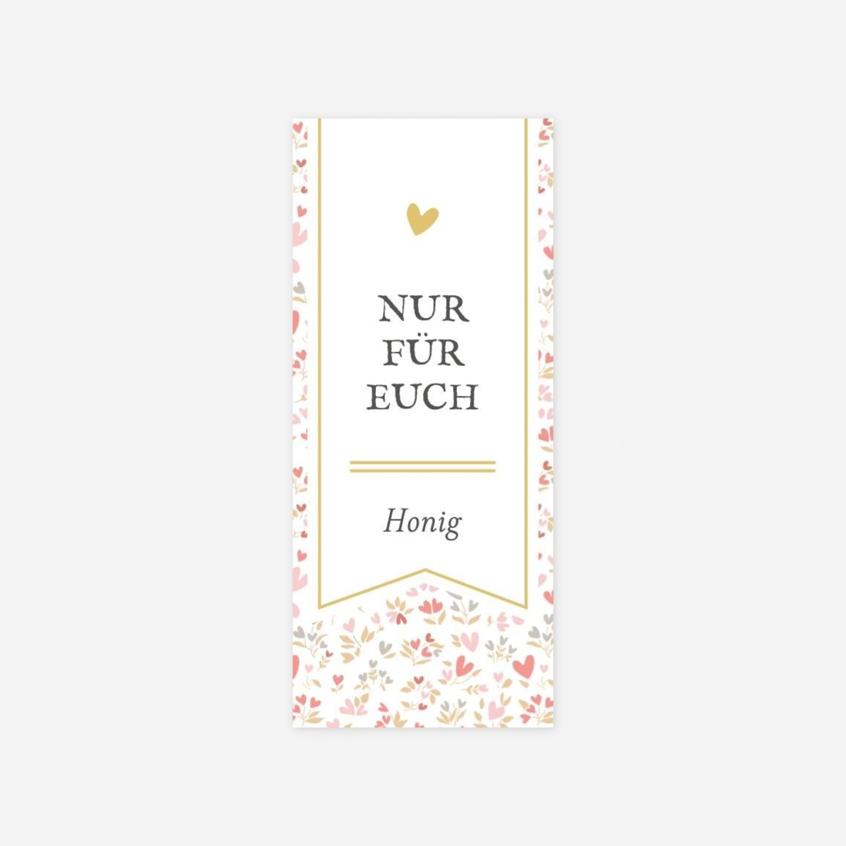 Aufkleber Taufe Liberty Herz