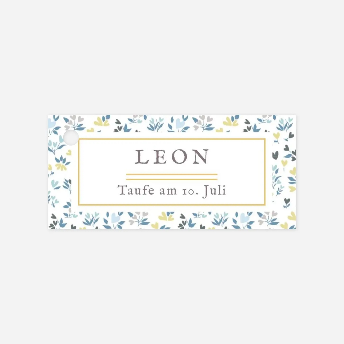 Anhänger Taufe Liberty Herz