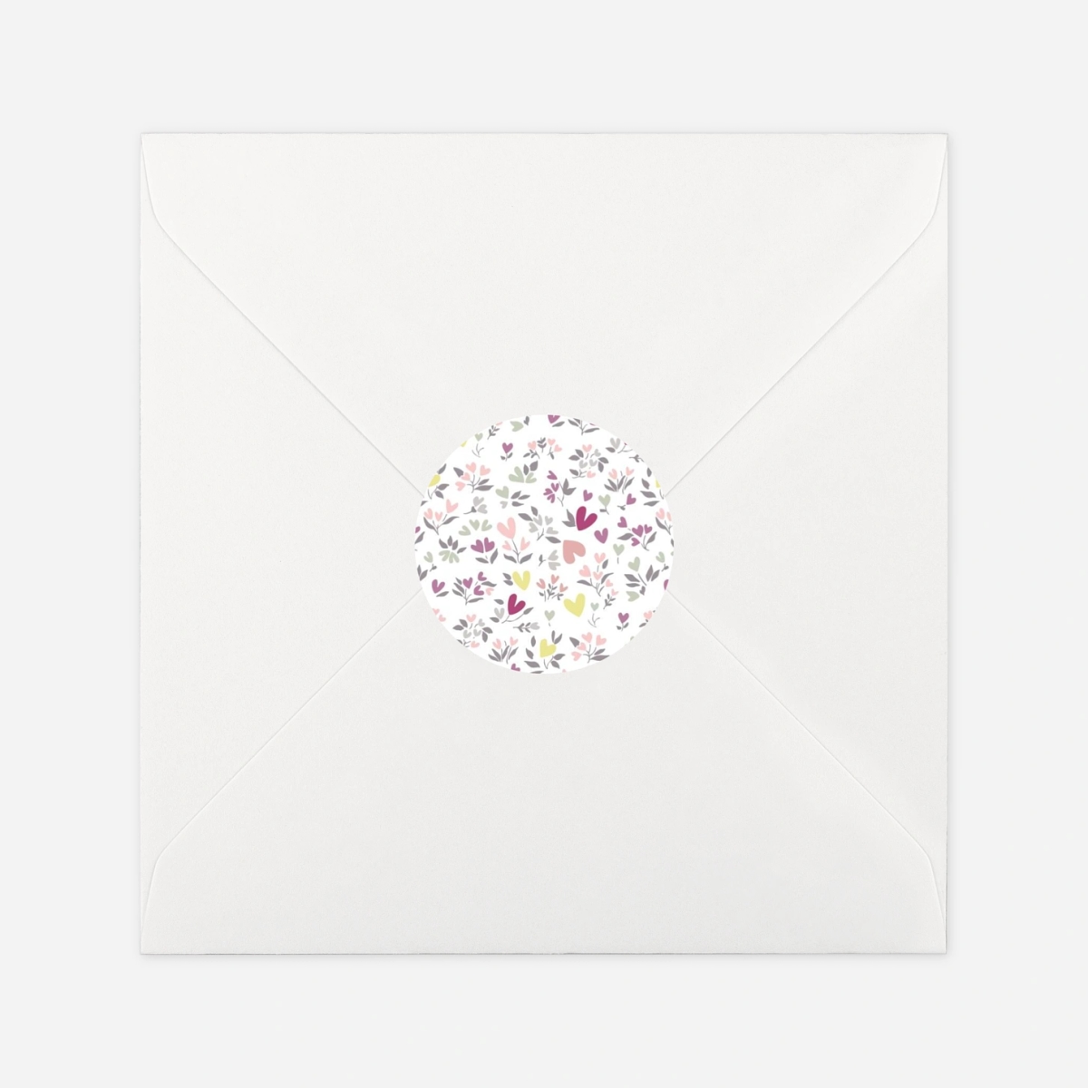 Geschenkaufkleber Hochzeit Liberty Herz