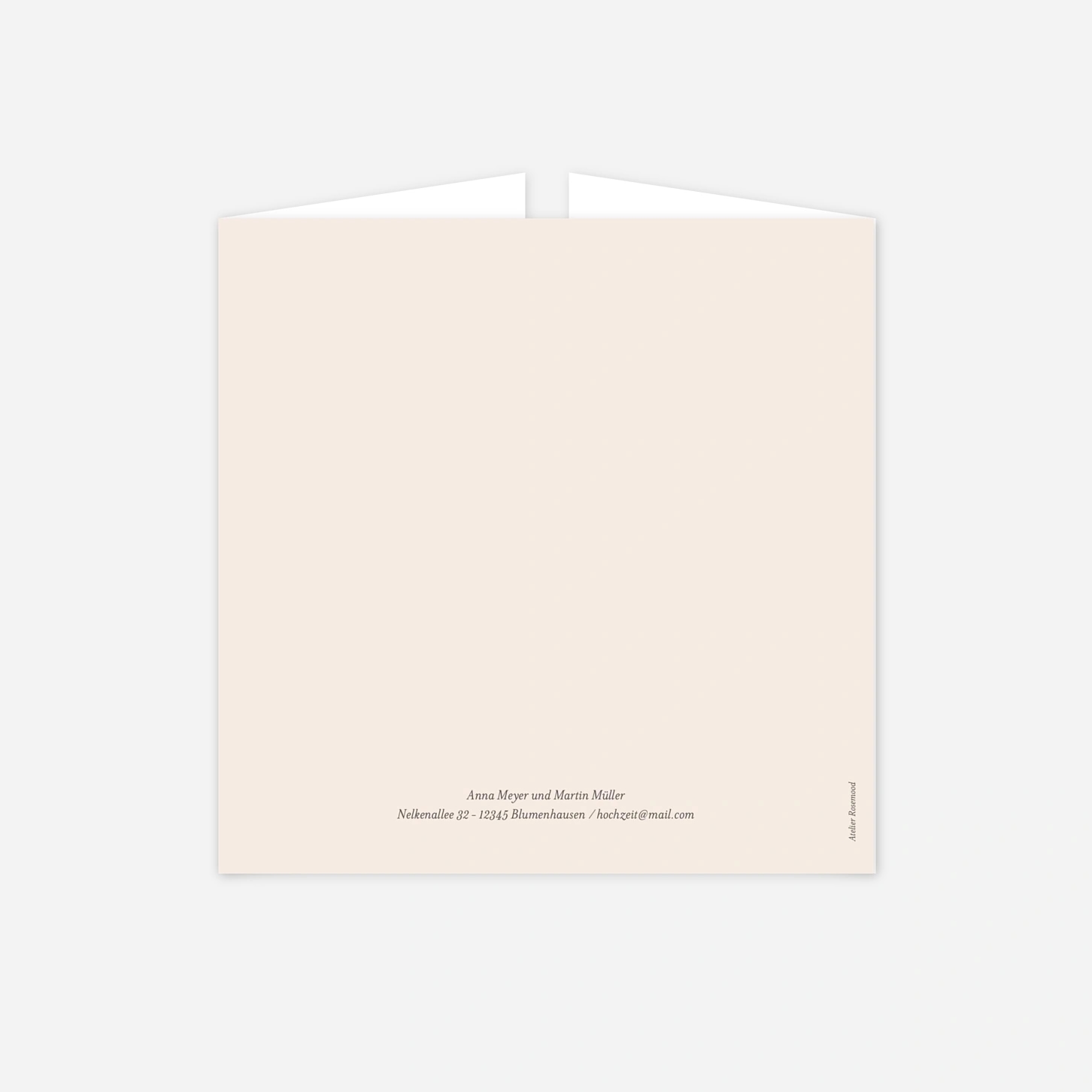 Hochzeitseinladung Ort der Liebe