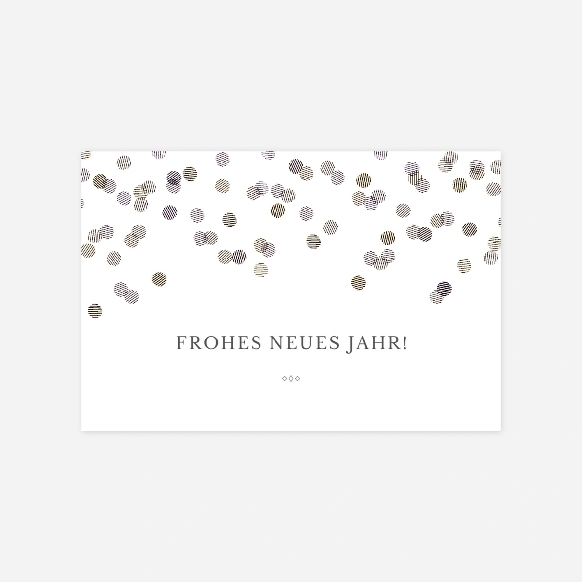 Weihnachtskarte Lichterregen