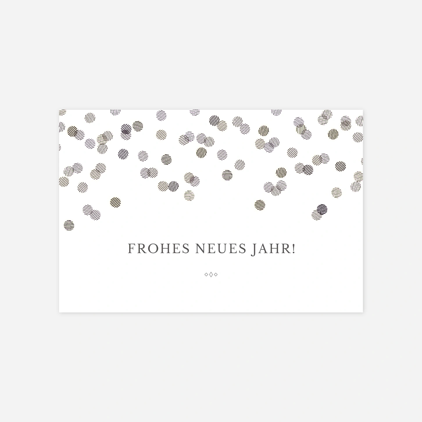 Weihnachtskarte Lichterregen