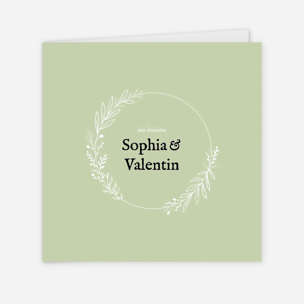 Hochzeitseinladung Liebesschimmer