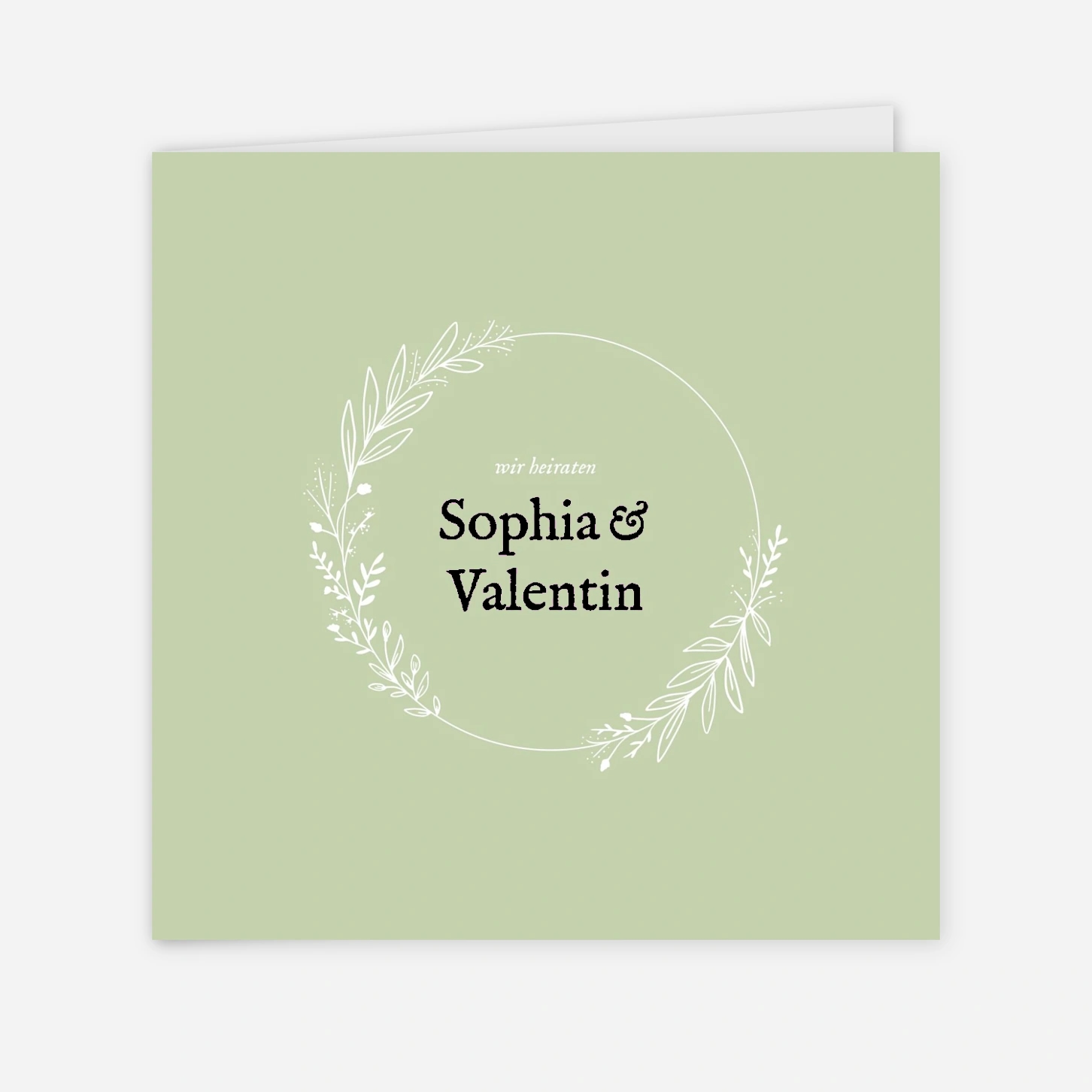 Hochzeitseinladung Liebesschimmer