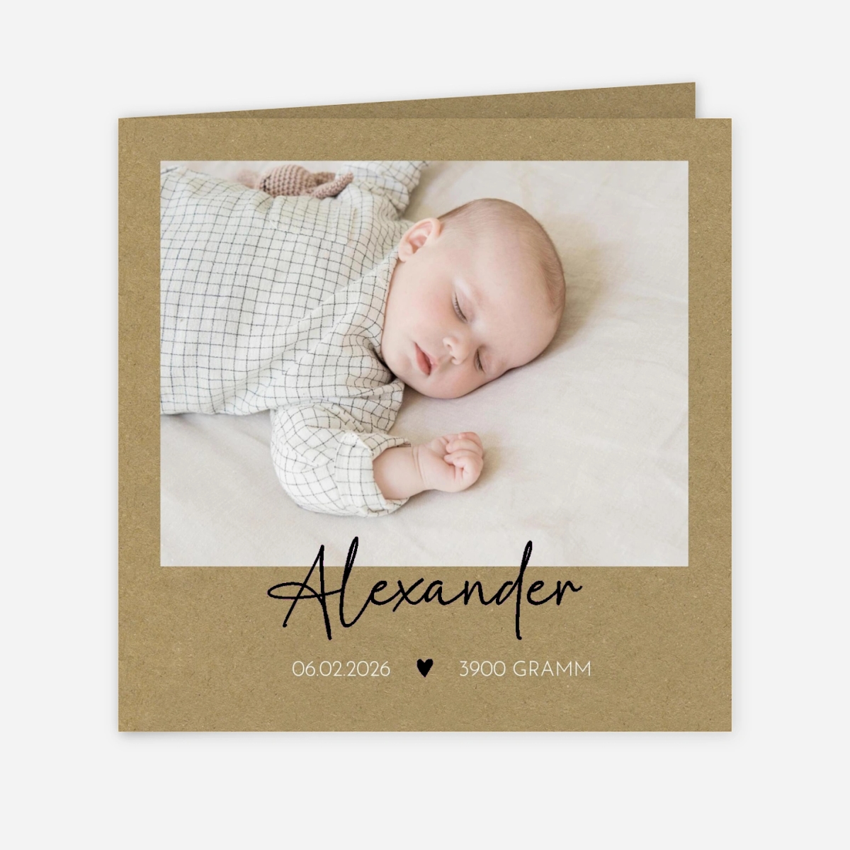 Geburtskarte Liebenswert