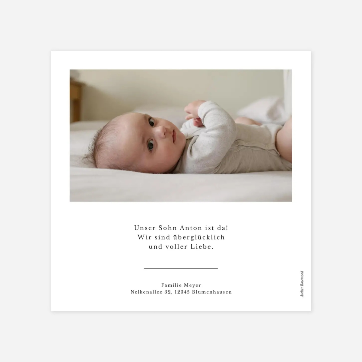 Geburtskarte Lieblingsbild