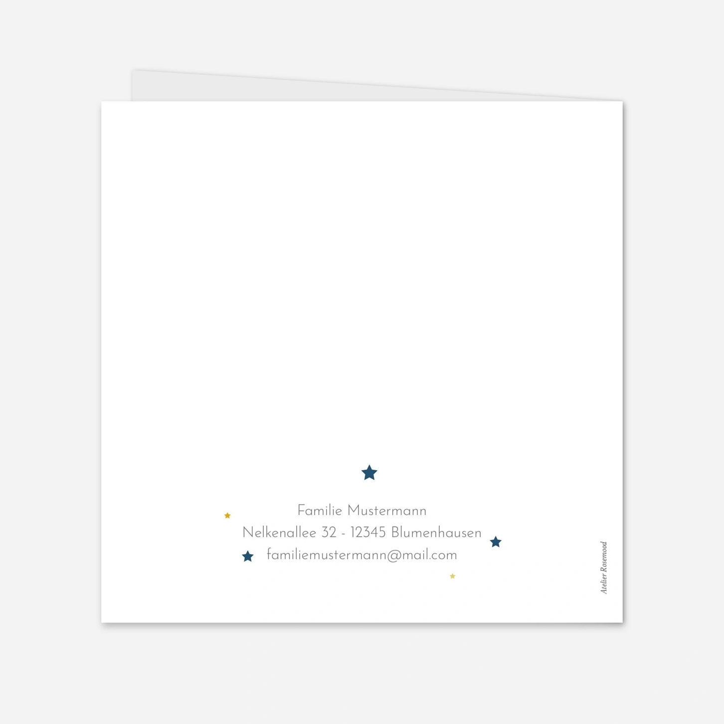 Geburtskarte Lovely family