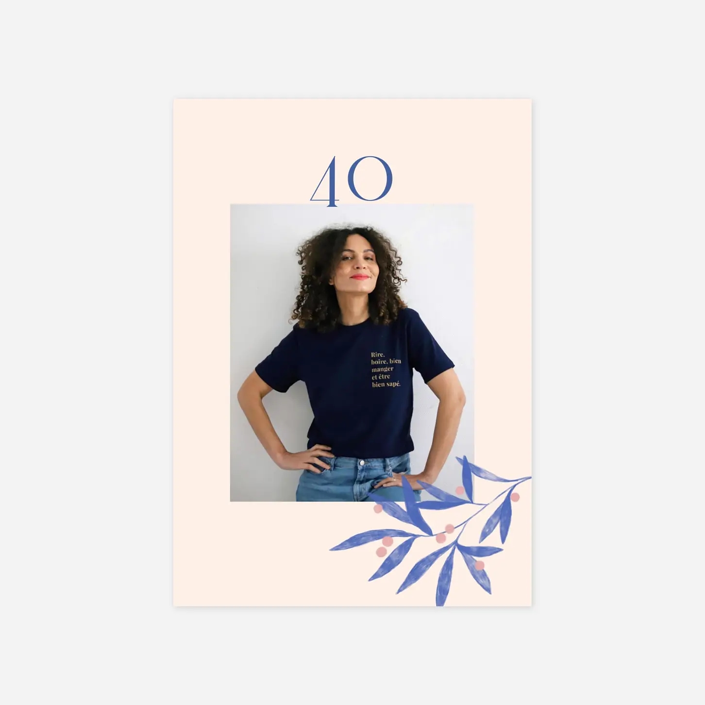 Geburtstagseinladung Lorbeer