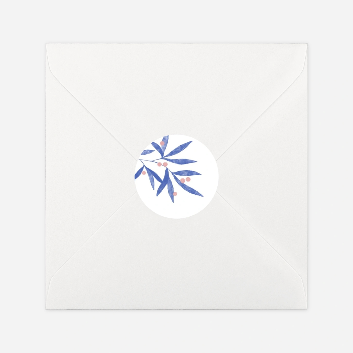 Geschenkaufkleber Weihnachten Lorbeer