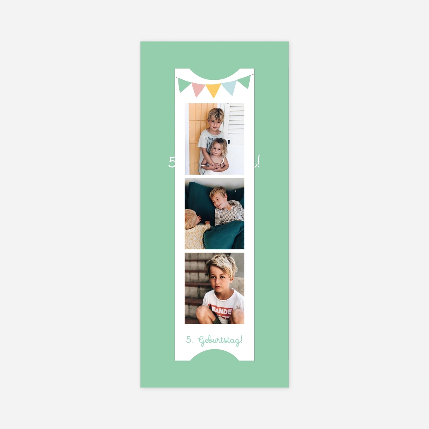 Kindergeburtstagseinladung Lasst uns feiern!