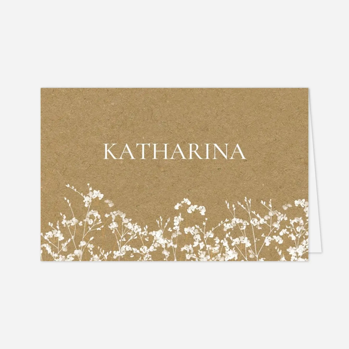 Platzkarte Hochzeit Luft und Liebe