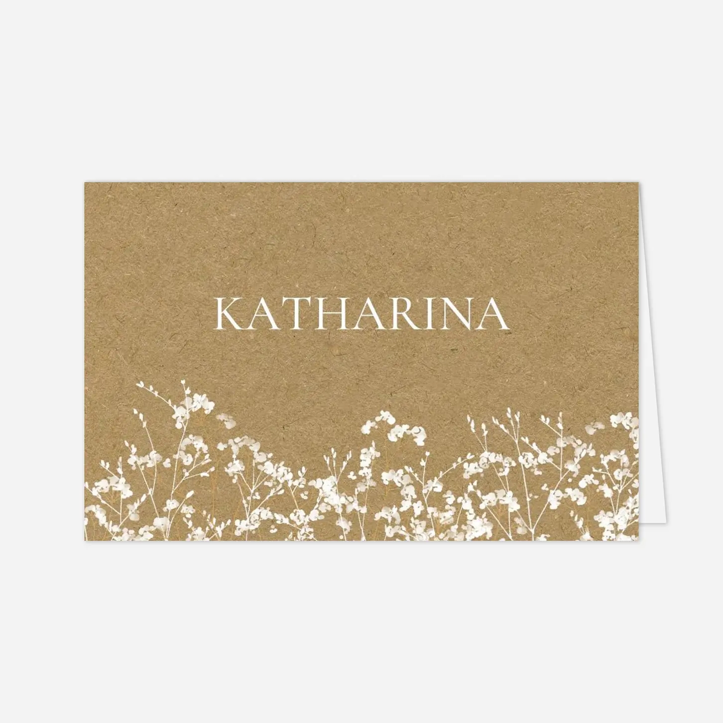 Platzkarte Hochzeit Luft und Liebe