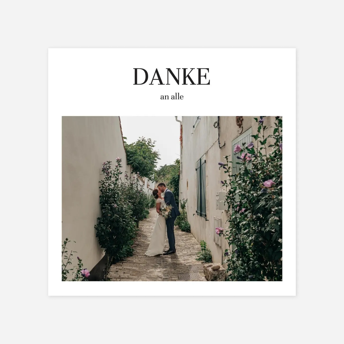 Dankeskarte Hochzeit Magazin