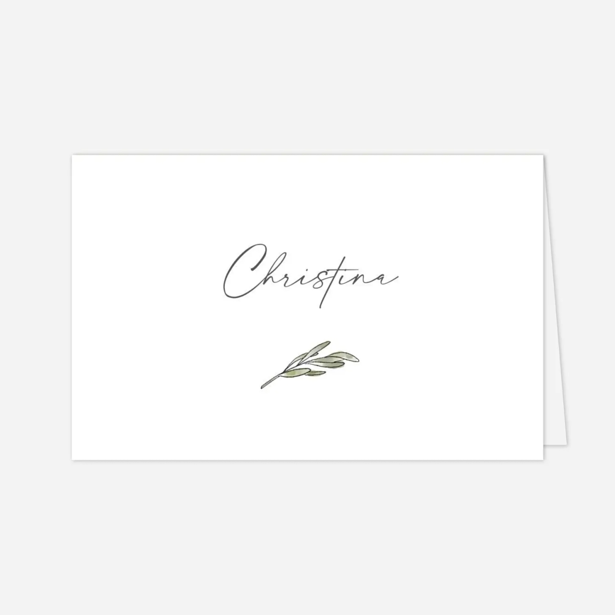 Platzkarte Hochzeit Malerische Liebe