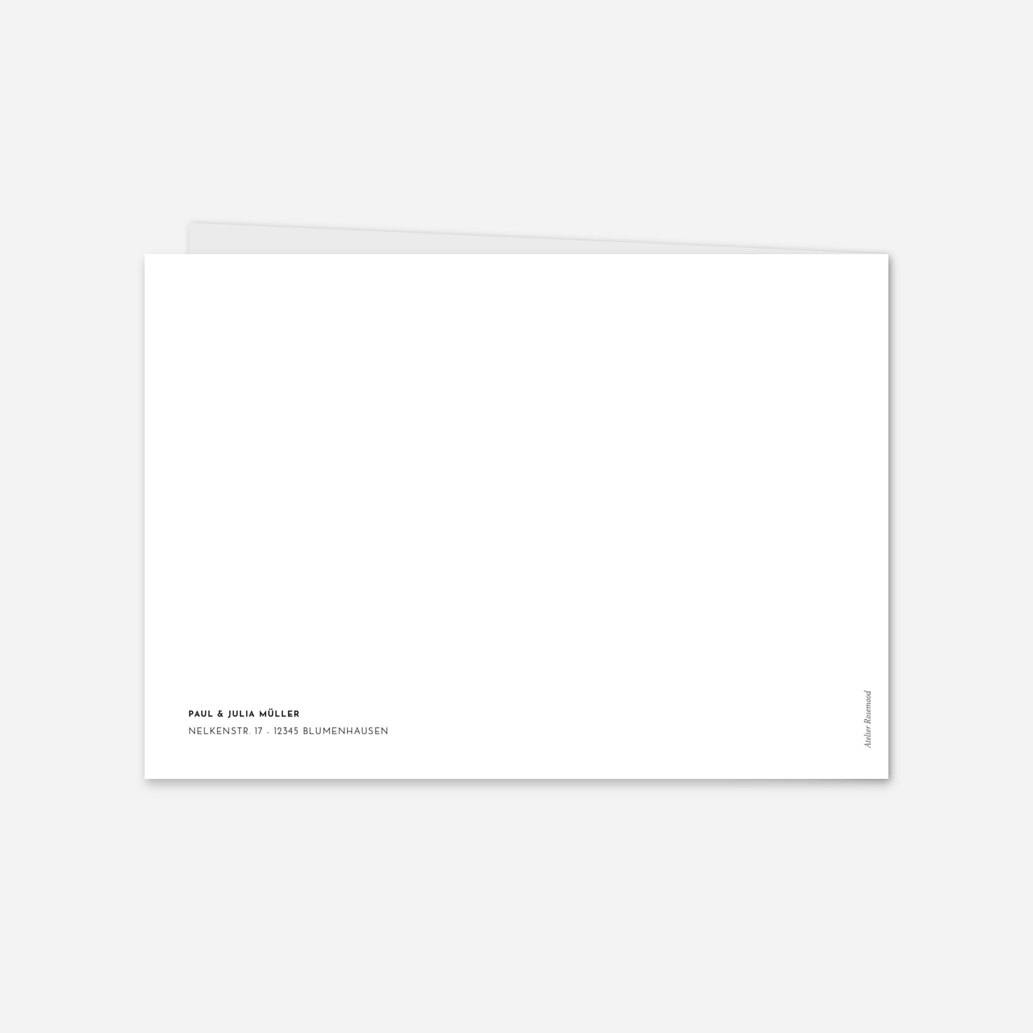 Dankeskarte Hochzeit Manuskript