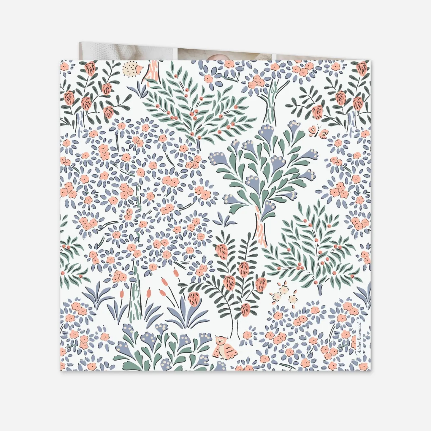 Geburtskarte Märchenwald