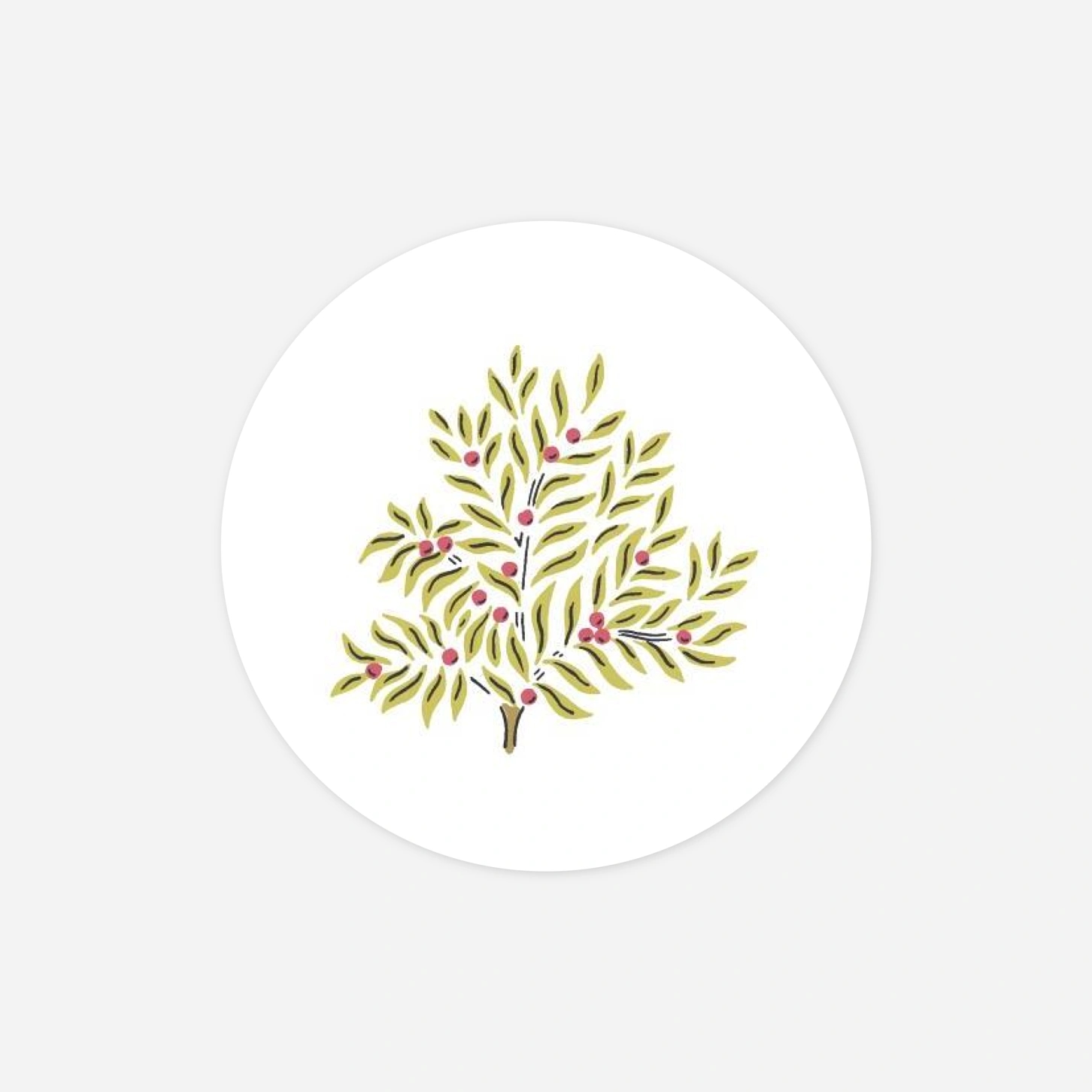 Aufkleber (Gastgeschenk) Märchenwald