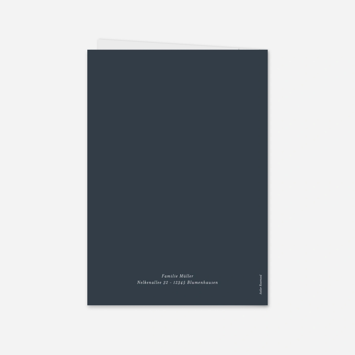 Weihnachtskarte Milchstraße (Klappkarte)