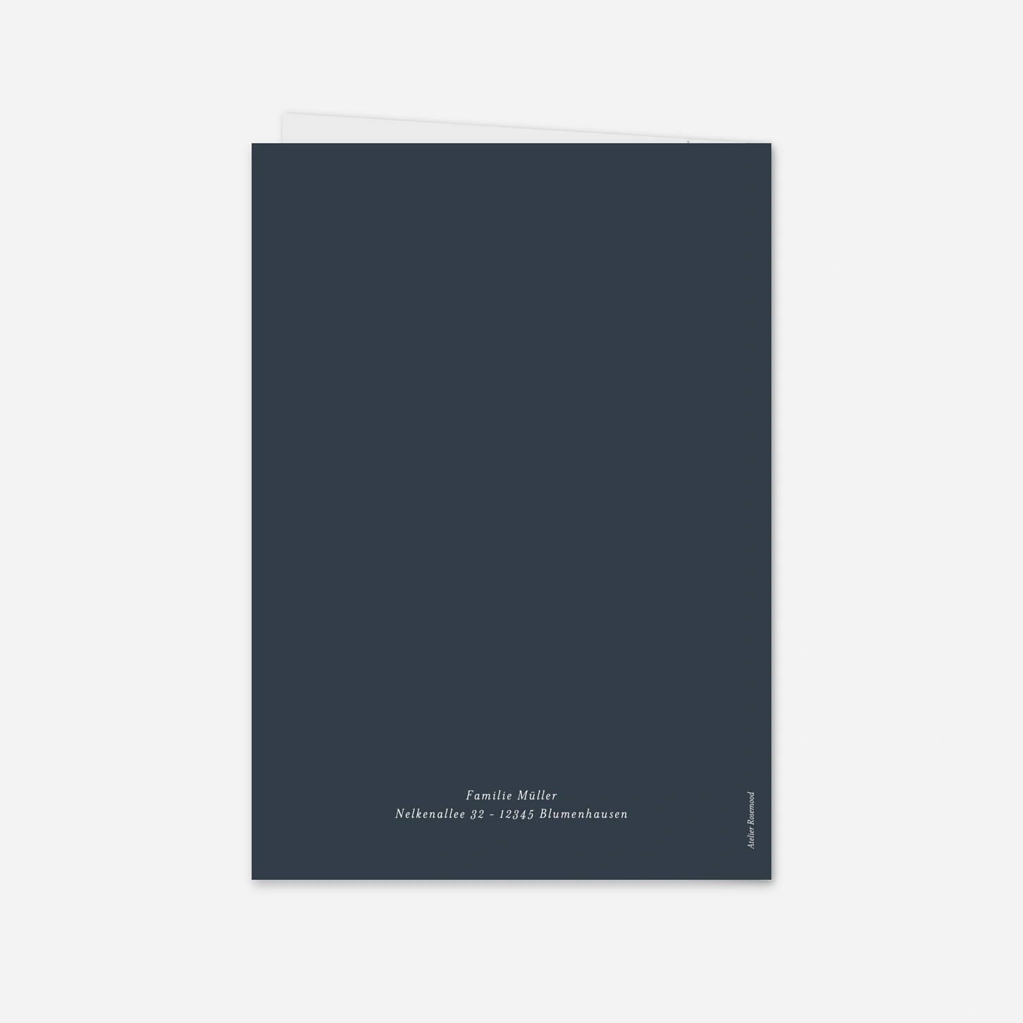 Weihnachtskarte Milchstraße (Klappkarte)