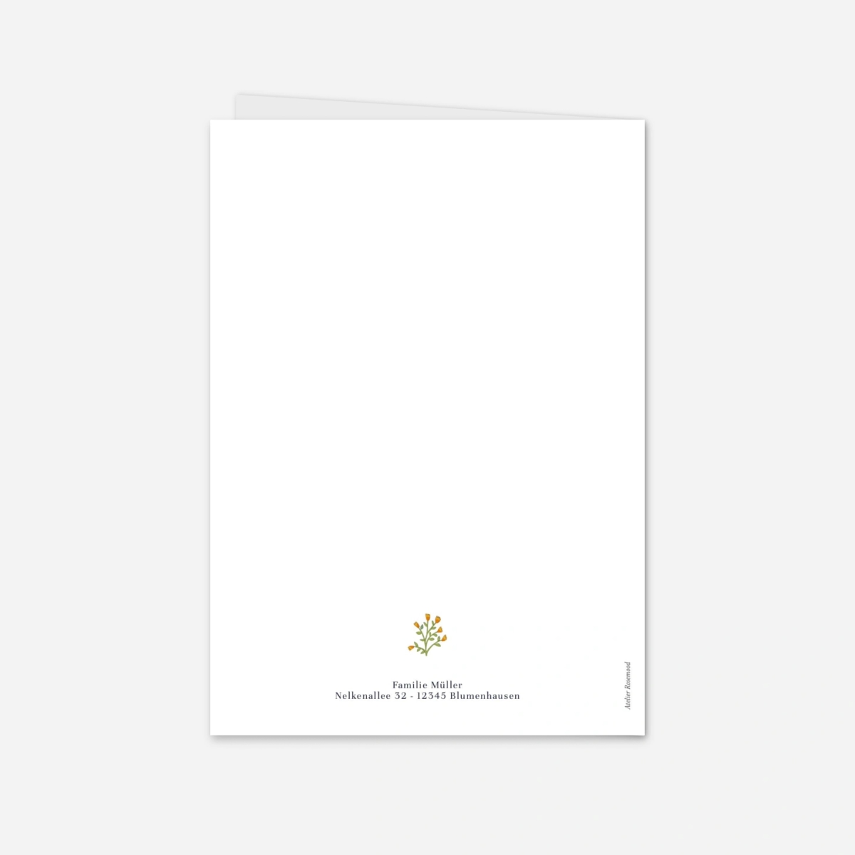 Taufeinladung Mein kleiner Garten