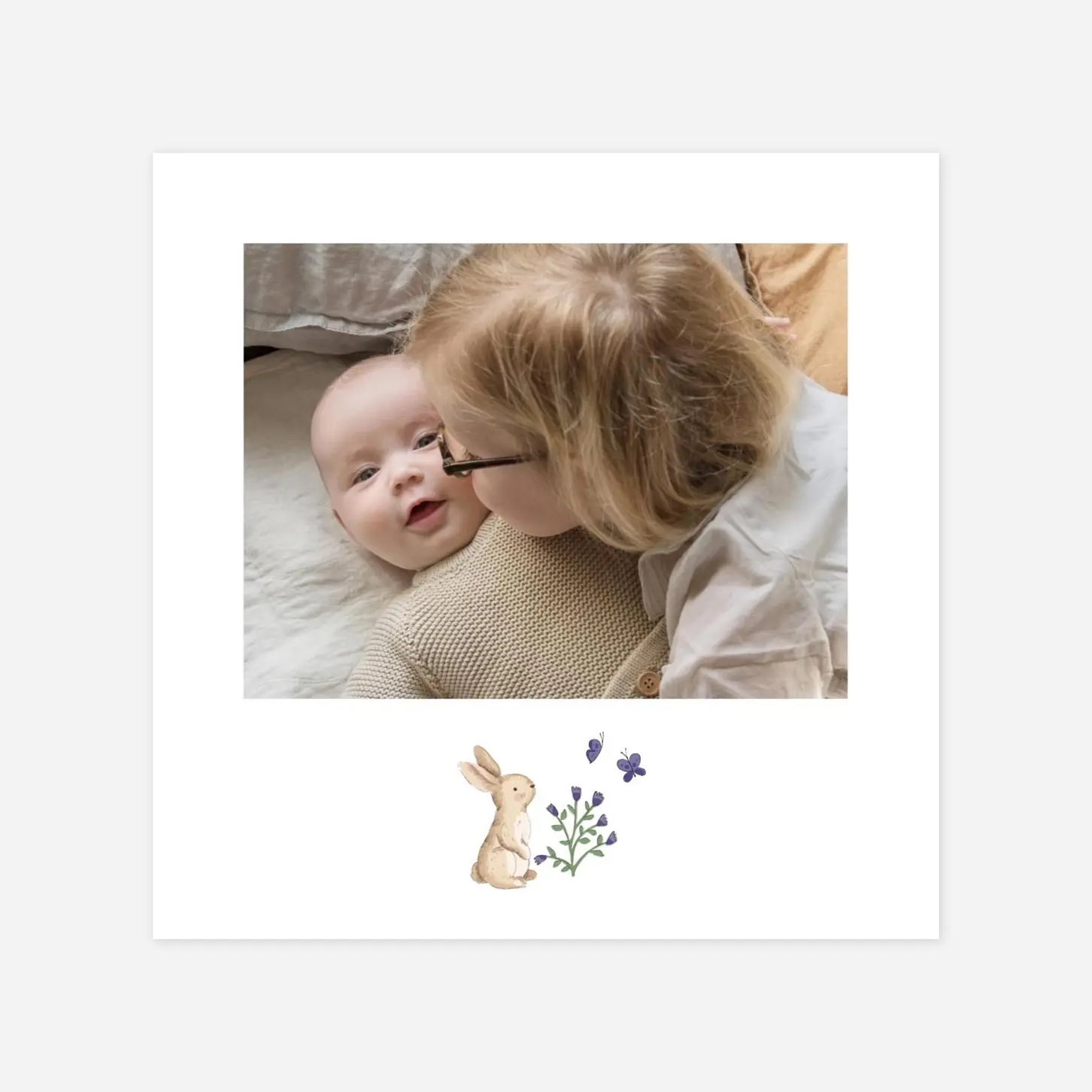 Dankeskarte Geburt Mein kleiner Garten