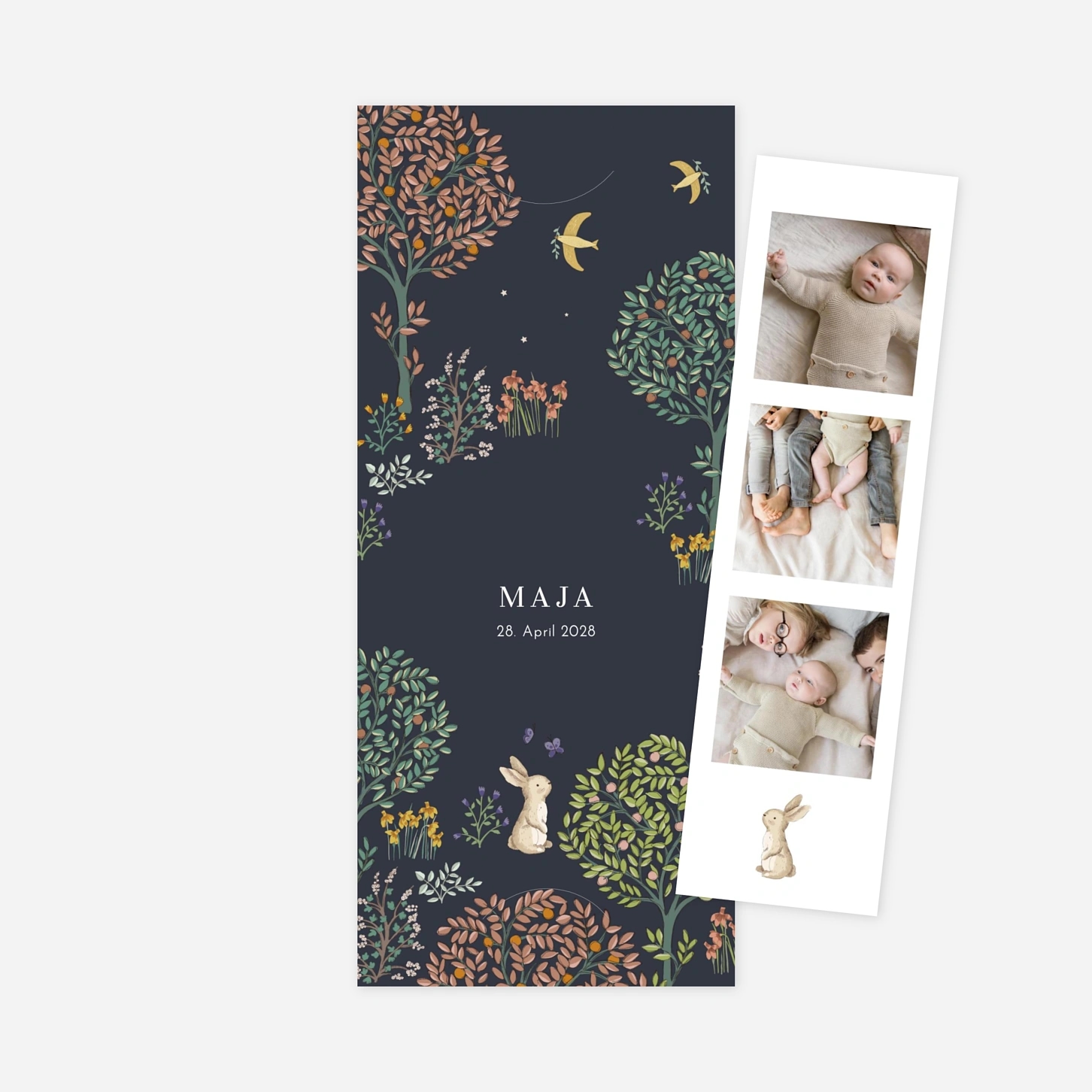 Geburtskarte Mein kleiner Garten