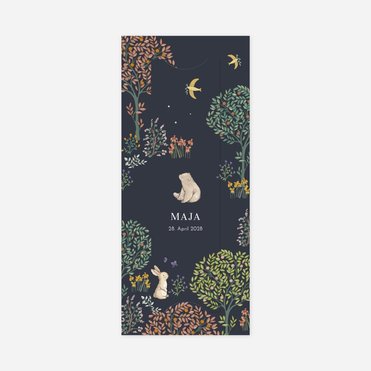 Geburtskarte Mein kleiner Garten