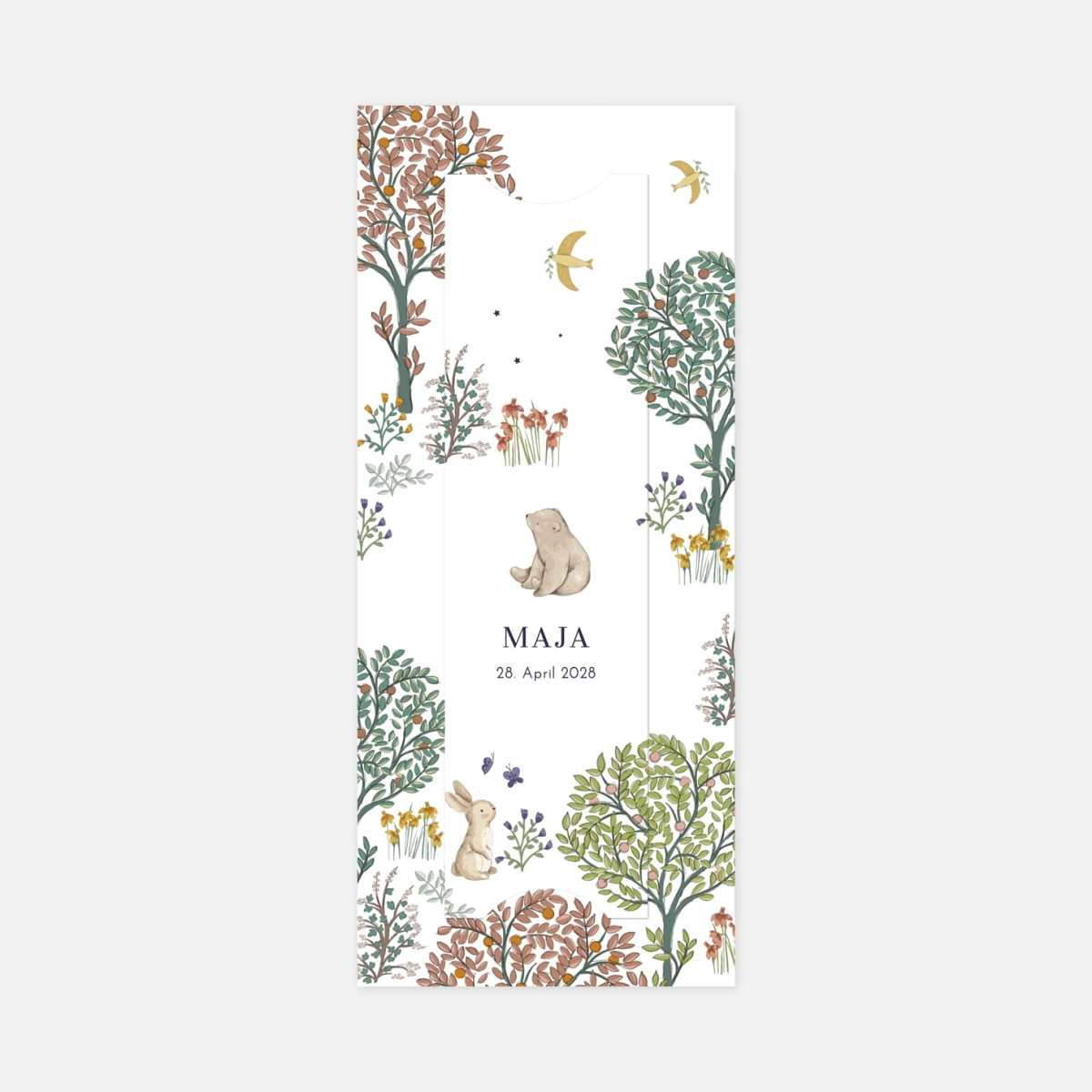 Geburtskarte Mein kleiner Garten