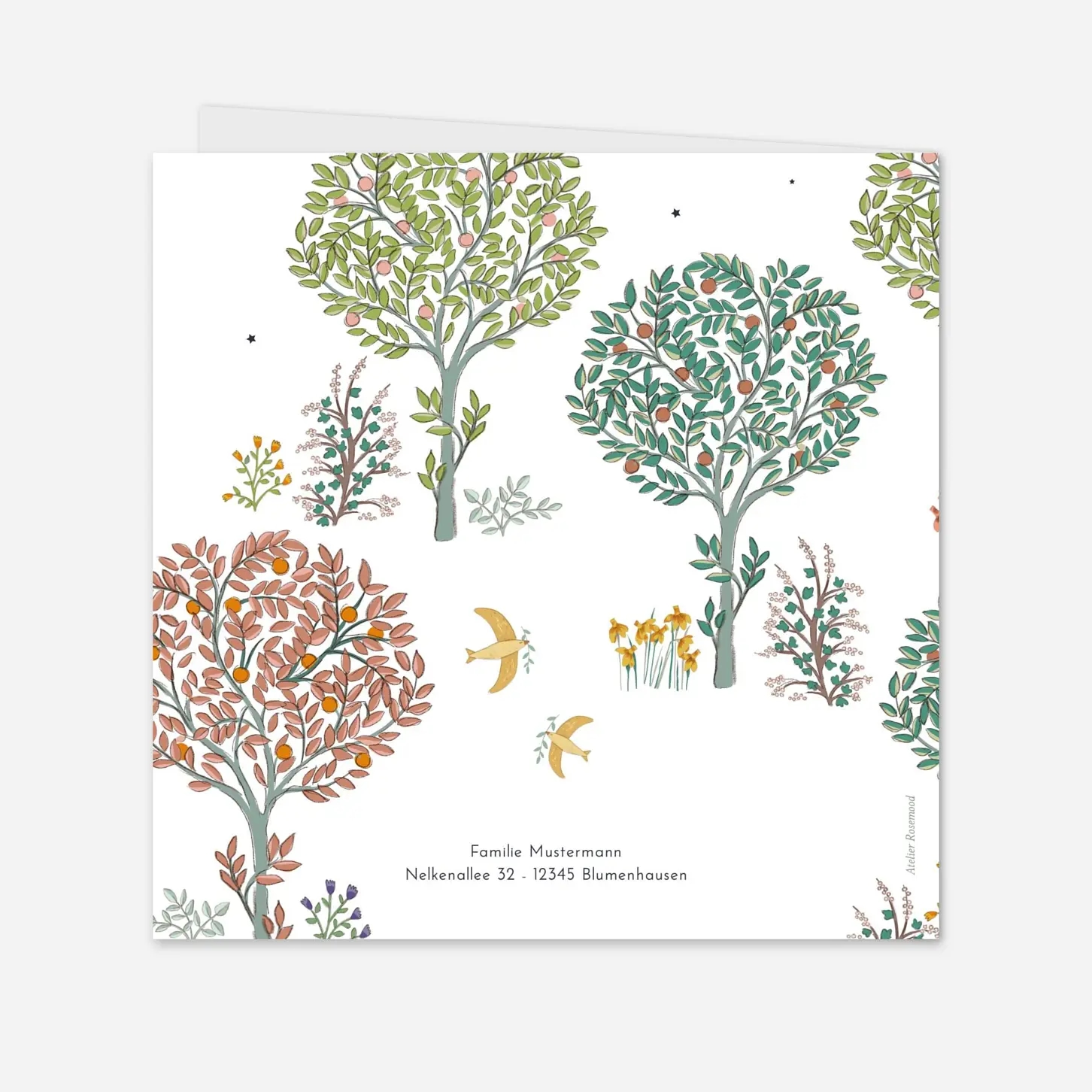 Geburtskarte Mein kleiner Garten