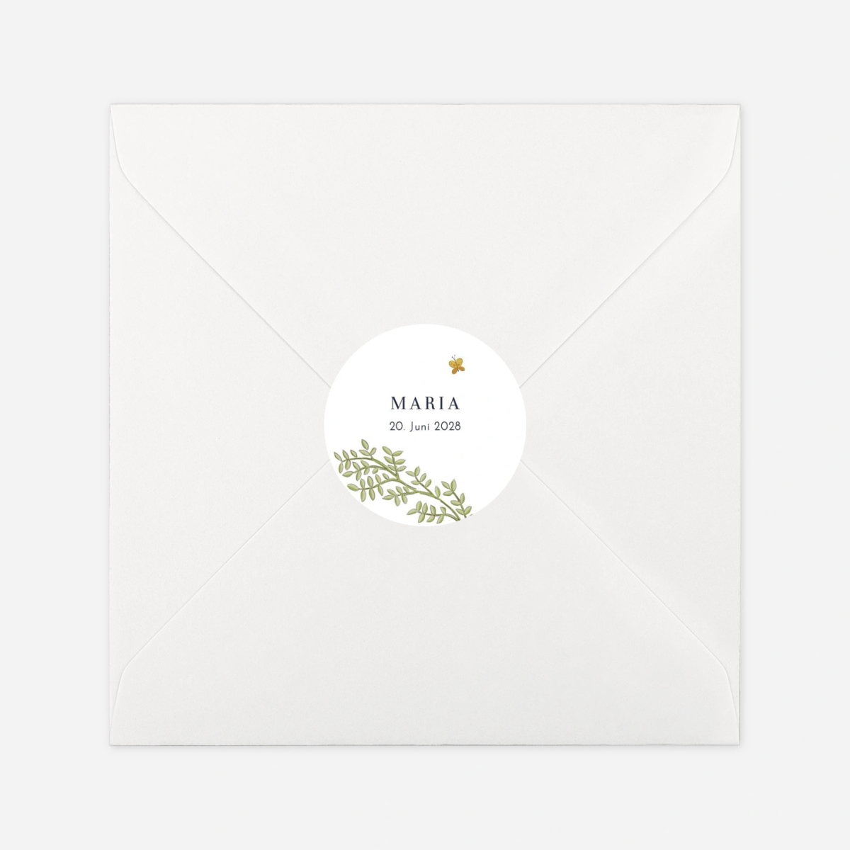 Aufkleber Taufe Mein kleiner Garten