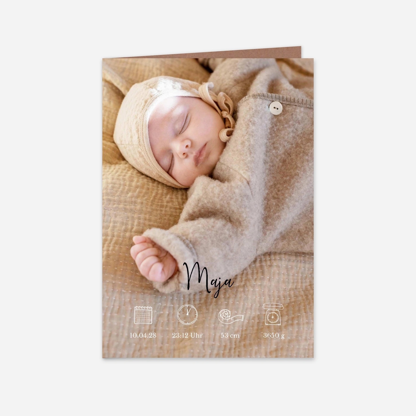 Geburtskarte Mein kleines Herz