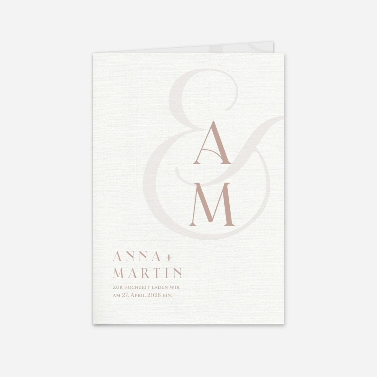 Hochzeitseinladung Moderne Eleganz