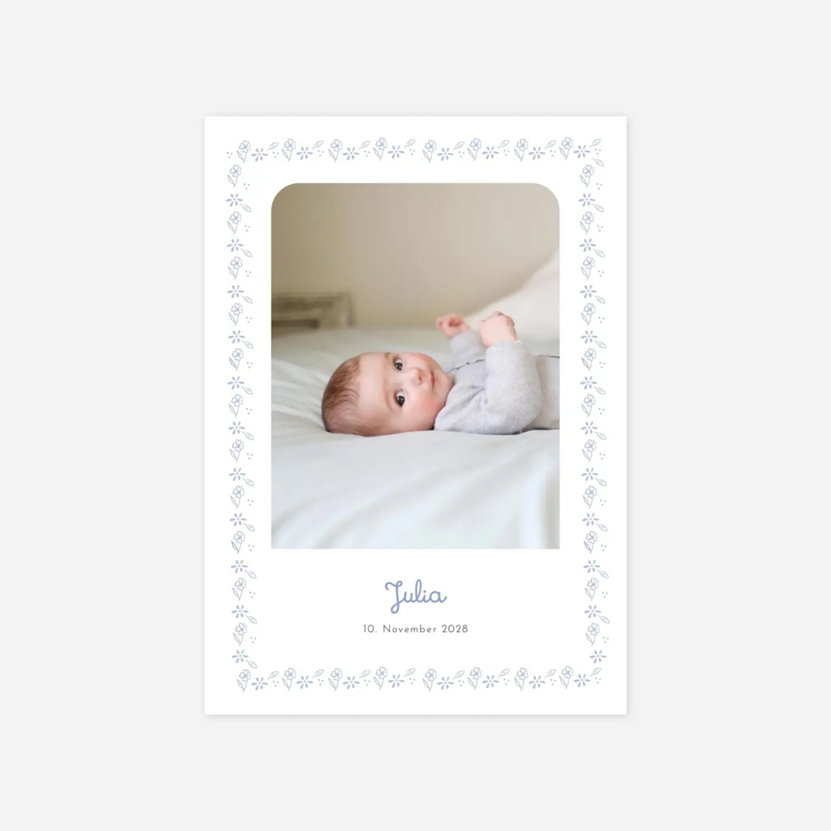 Geburtskarte Morgentau