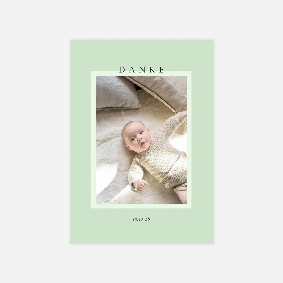 Dankeskarte Geburt Mein Pastelltraum