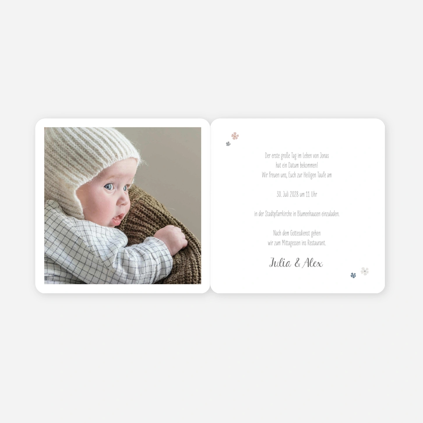 Taufeinladung Meeresbrise