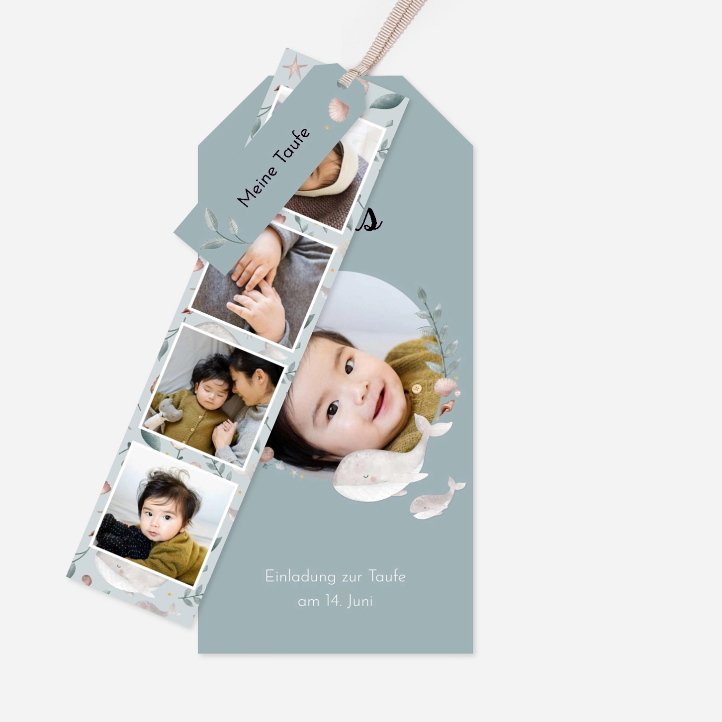 Taufeinladung Sanfte Wellen