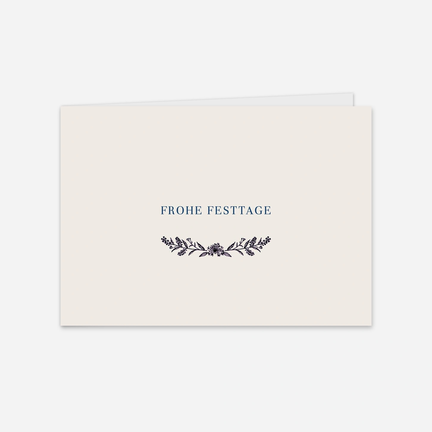 Weihnachtskarte Naturnah